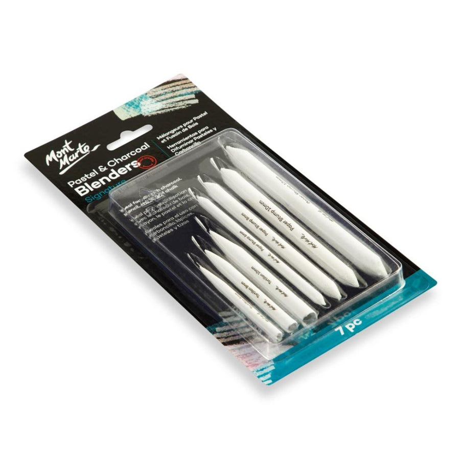 Mont Marte Pastel & Charcoal Blenders Signature Set – 7 Pc