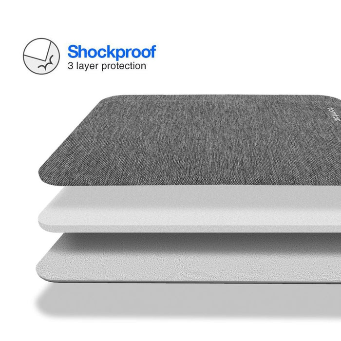 Tomtoc Light-B18 Tablet & Laptop Sleeve 12.9" – Grey