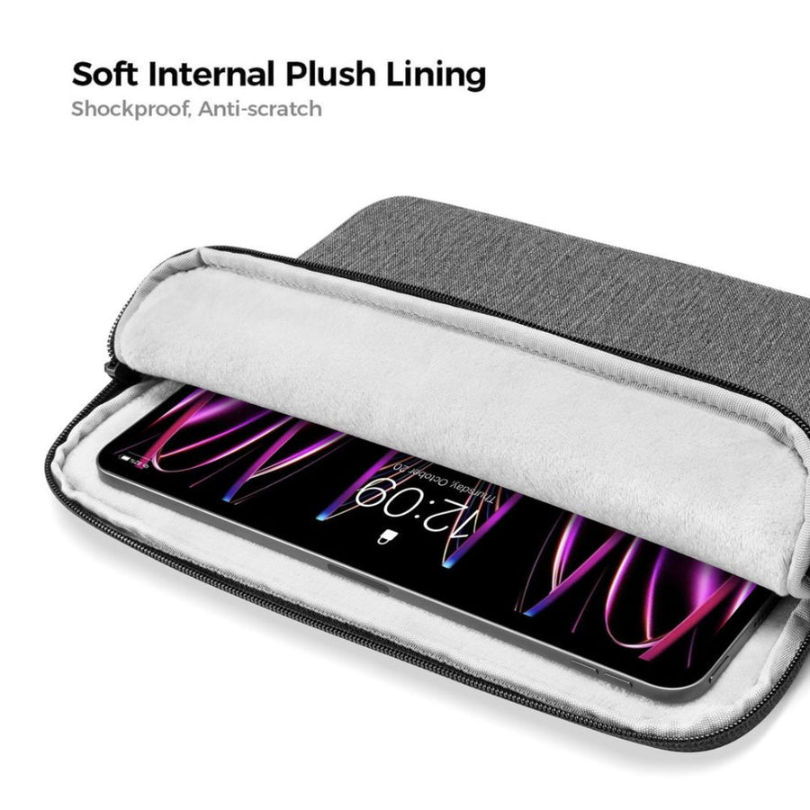 Tomtoc Light-B18 Tablet & Laptop Sleeve 12.9" – Grey