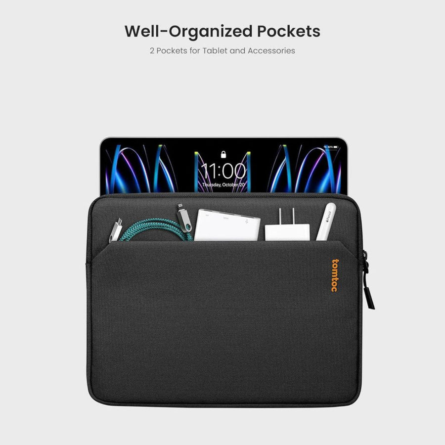 Tomtoc Light-A18 Laptop Sleeve 14 Inch – Slim Protective Sleeve (Black)