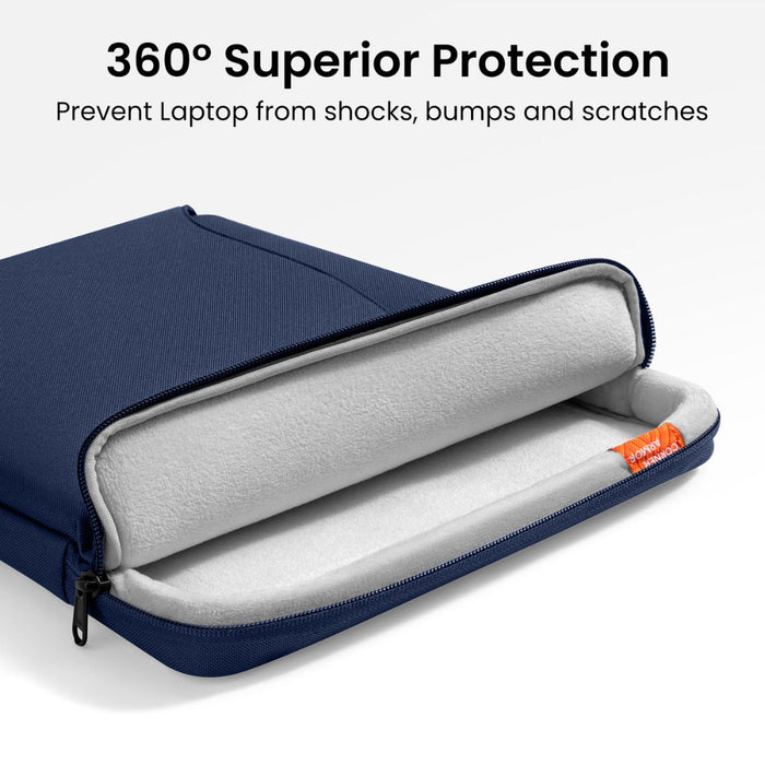 Tomtoc Defender-A22 Laptop Briefcase for 14-Inch Laptops – Navy Blue