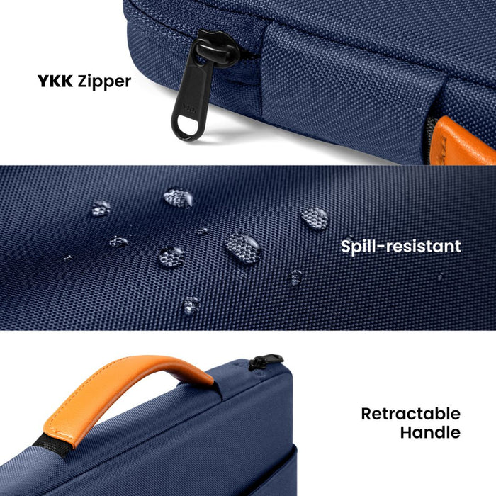 Tomtoc Defender-A22 Laptop Briefcase for 14-Inch Laptops – Navy Blue
