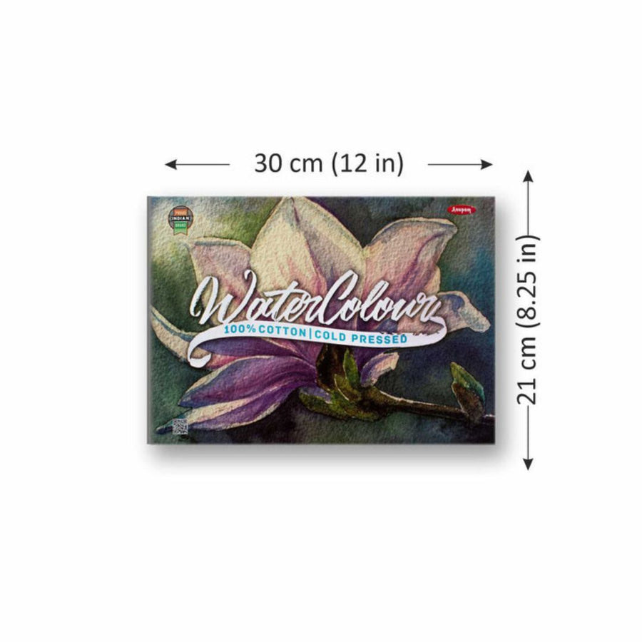 Anupam 100% Cotton Watercolour Paper Pad – A4 | 250 GSM