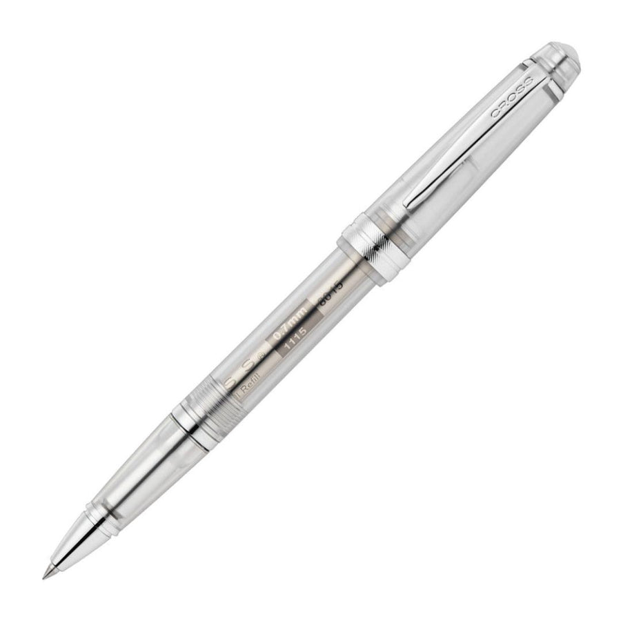 Cross Bailey Light Translucent Clear CT Roller Ball Pen | Medium Nib (0.7 mm)