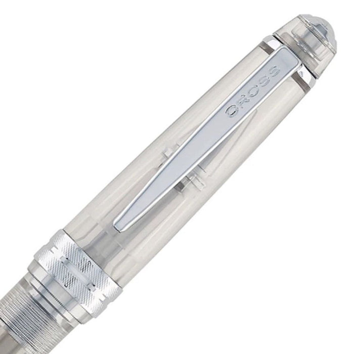 Cross Bailey Light Translucent Clear CT Roller Ball Pen | Medium Nib (0.7 mm)