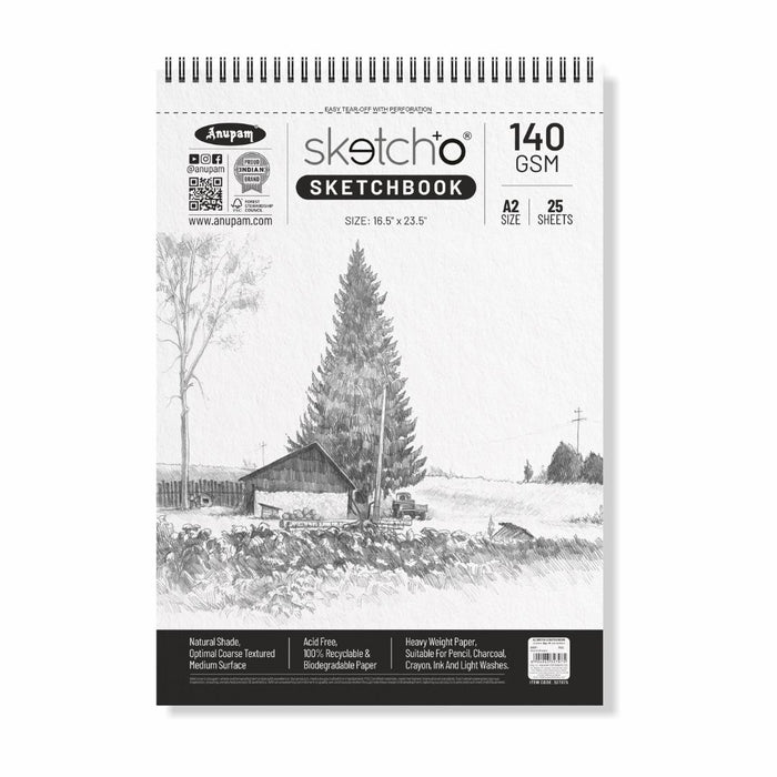 Anupam Sketch-O Sketching & Drawing Sketchbook – A2