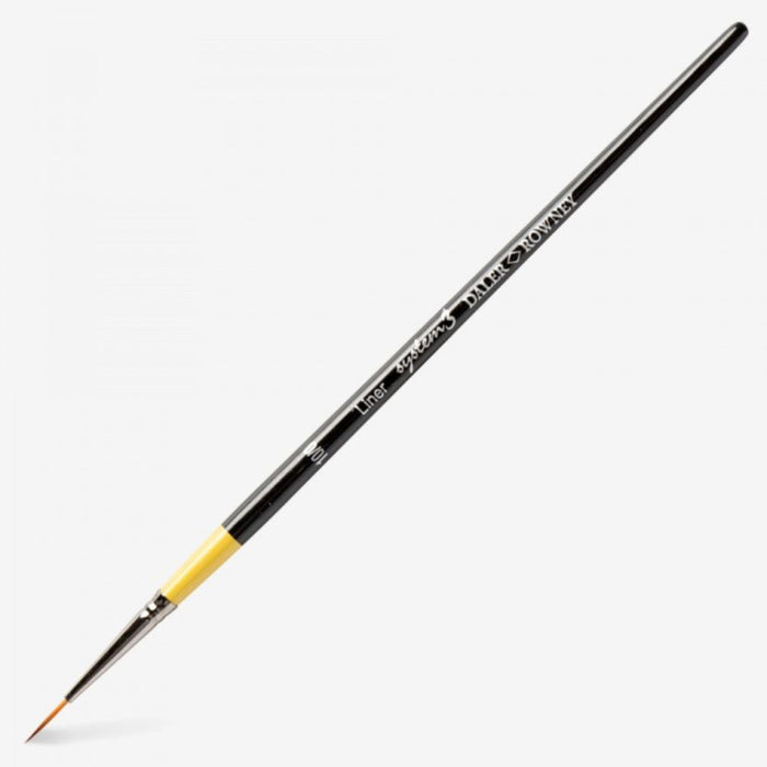Daler Rowney System 3 Liner Brush – Short Handle | No. 10/0