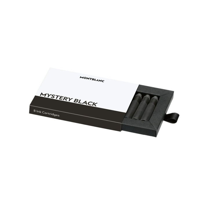 Montblanc Mystery Black Fountain Pen Ink Cartridges | Pack of 8