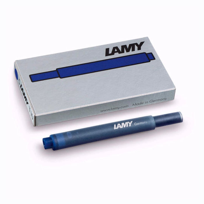 Lamy T10 Fountain Pen Ink Cartridges – Black Blue | Pack of 5