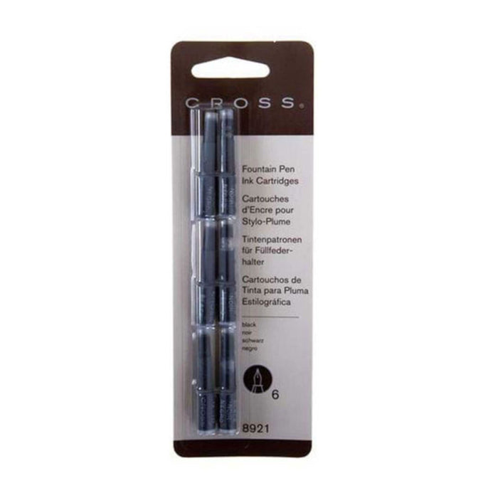 Cross 8921 Ink Cartridges – Black (Pack of 6)