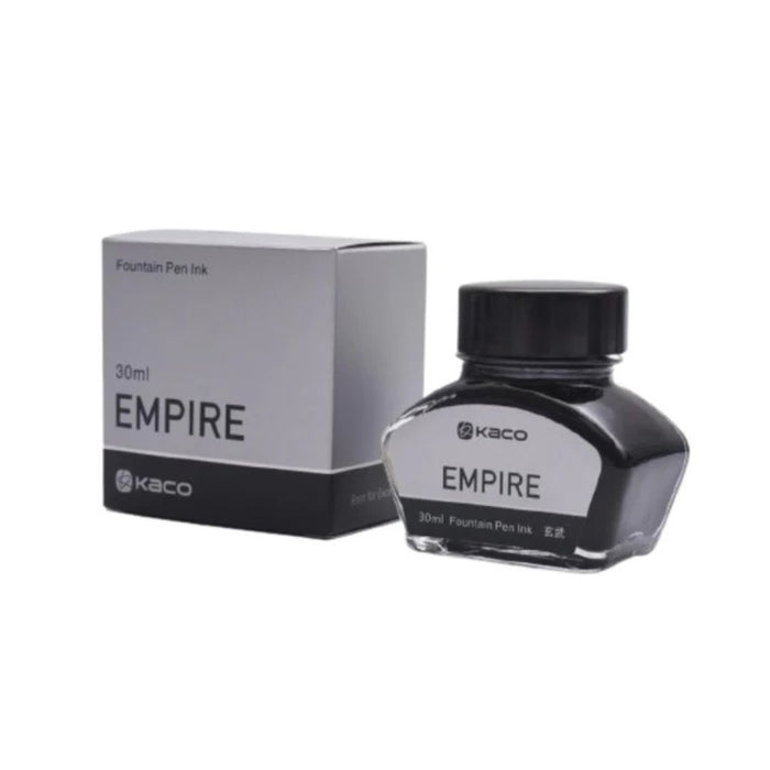 KACO EMPIRE Dye-Based Fountain Pen Ink Bottle – Black (30 ml)