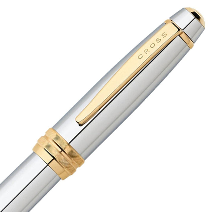 Cross Bailey Medalist GT Roller Ball Pen | Chrome Finish with Gold Trim