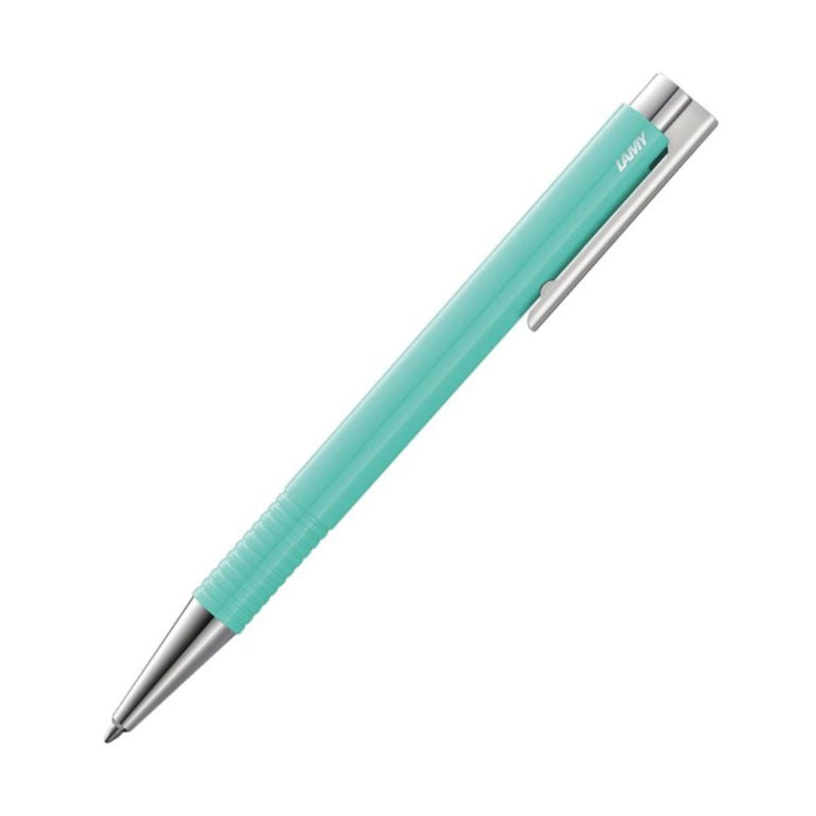 Lamy Logo 204 M+ Ballpoint Pen – Shiny Lagoon with Chrome Clip