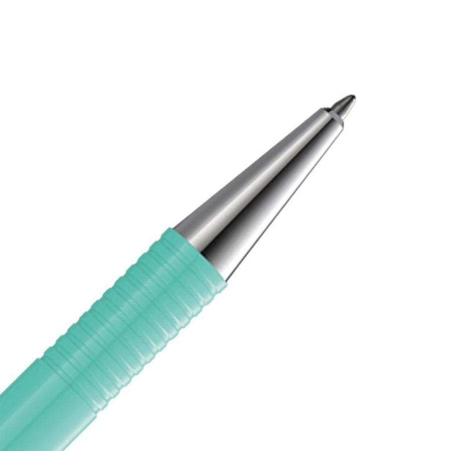 Lamy Logo 204 M+ Ballpoint Pen – Shiny Lagoon with Chrome Clip