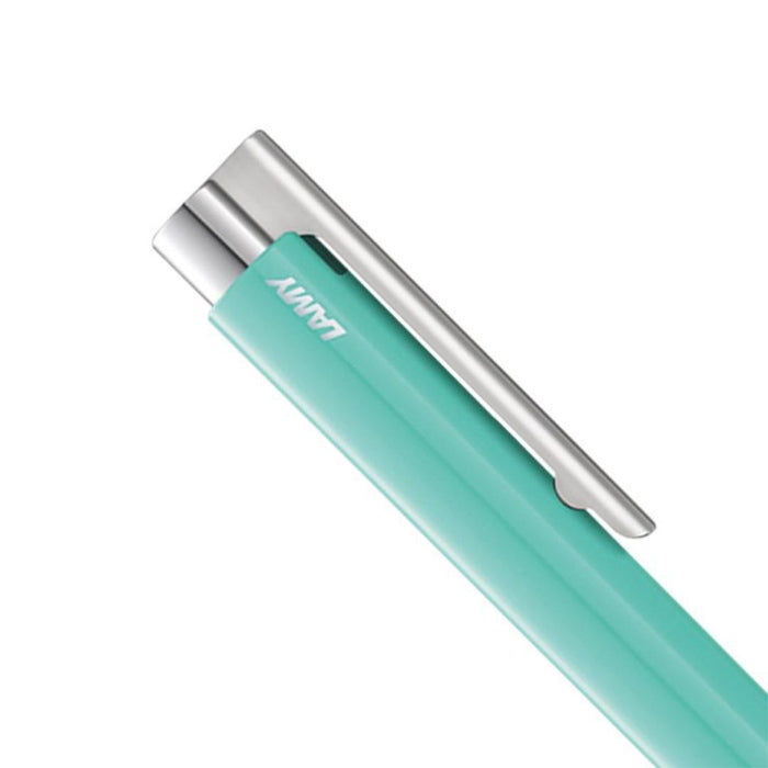 Lamy Logo 204 M+ Ballpoint Pen – Shiny Lagoon with Chrome Clip