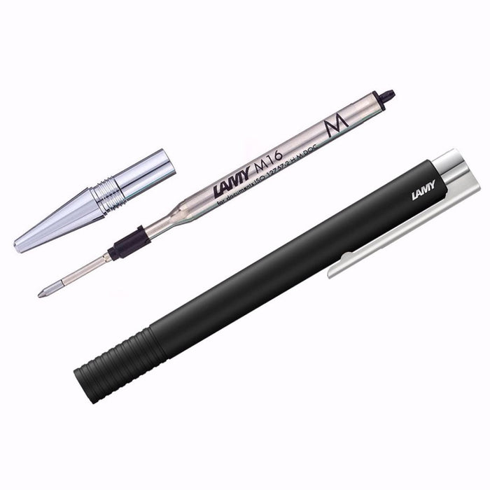 Lamy Logo 204 M+ Matt Black CT Ballpoint Pen