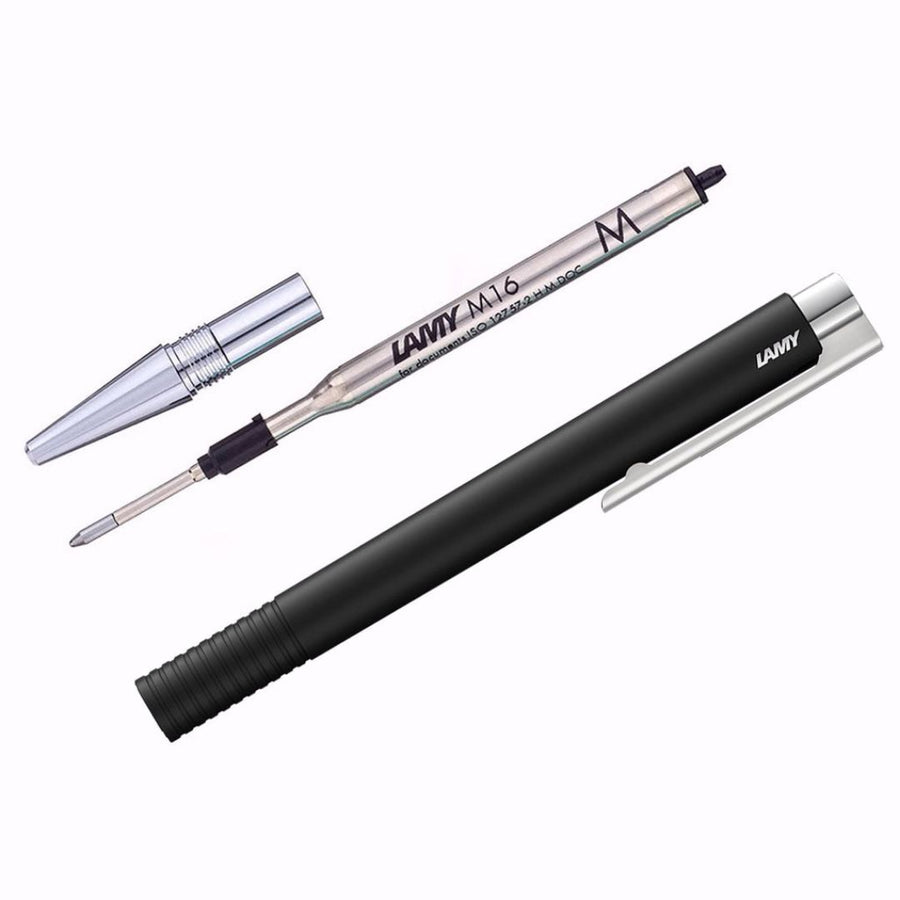 Lamy Logo 204 M+ Matt Black CT Ballpoint Pen