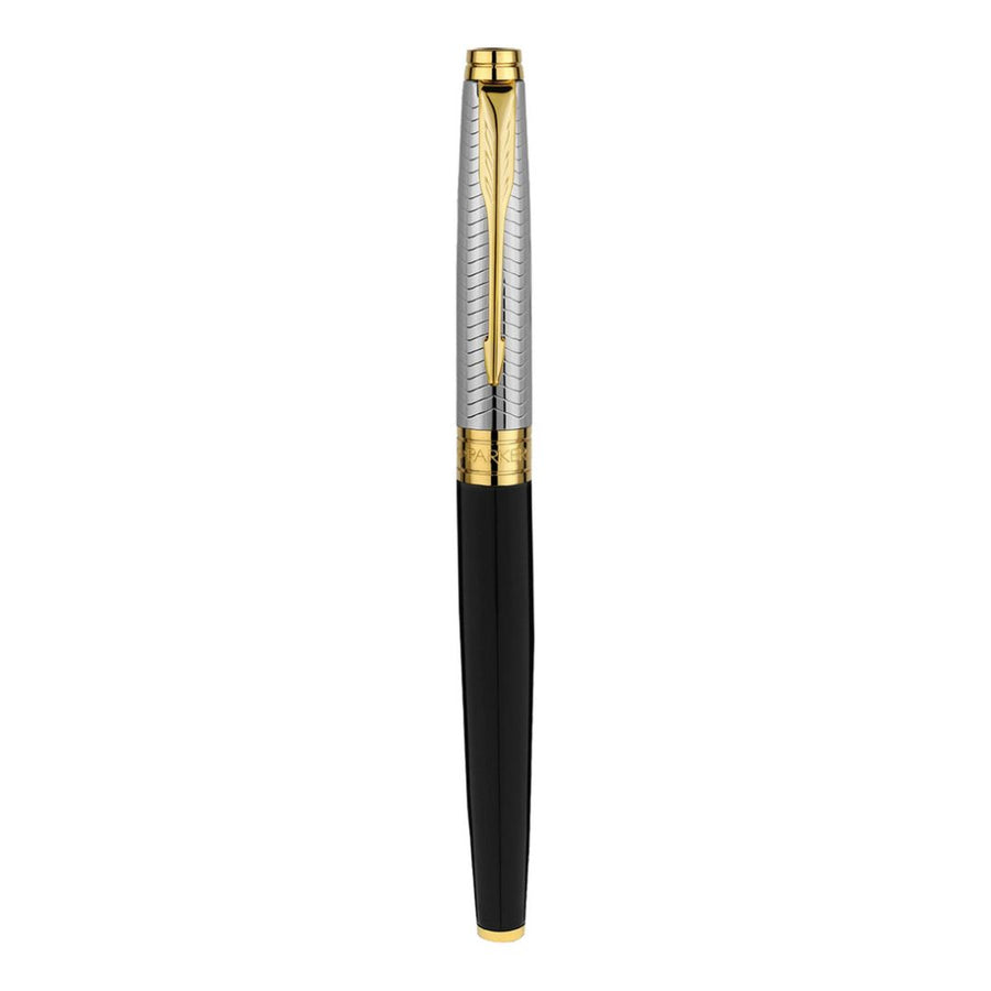 Parker Premium Aster Contemporary Black/Chrome GT Fountain Pen