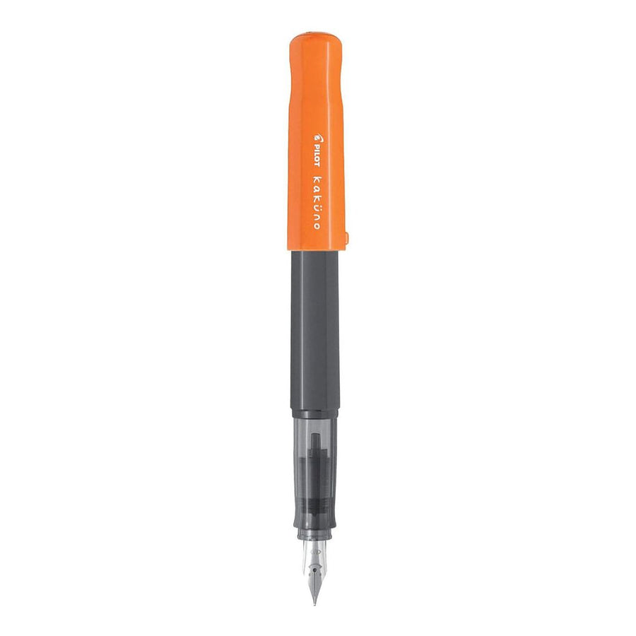 Pilot Kakuno Orange Fountain Pen – Medium Nib