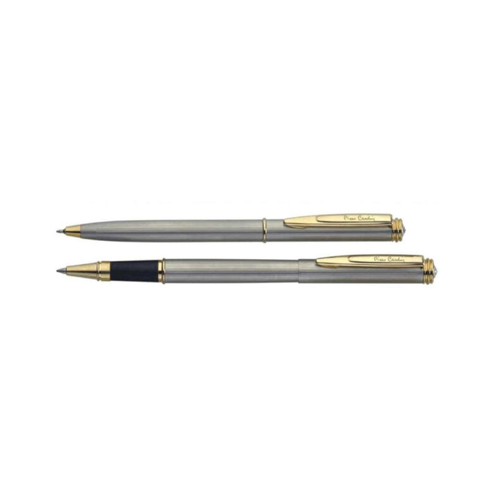 Pierre Cardin Long Champ Exclusive Pen Set | Chrome Finish Roller Pen & Ball Pen