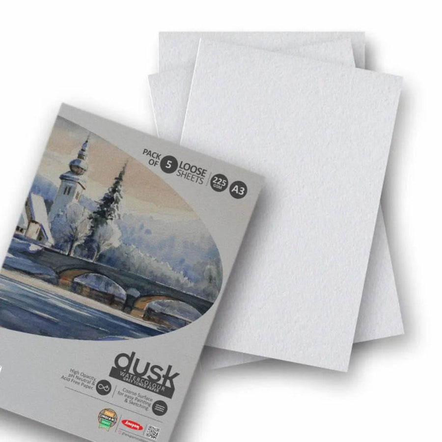 Anupam Dusk Grey Toned Paper – A3 | 225 GSM