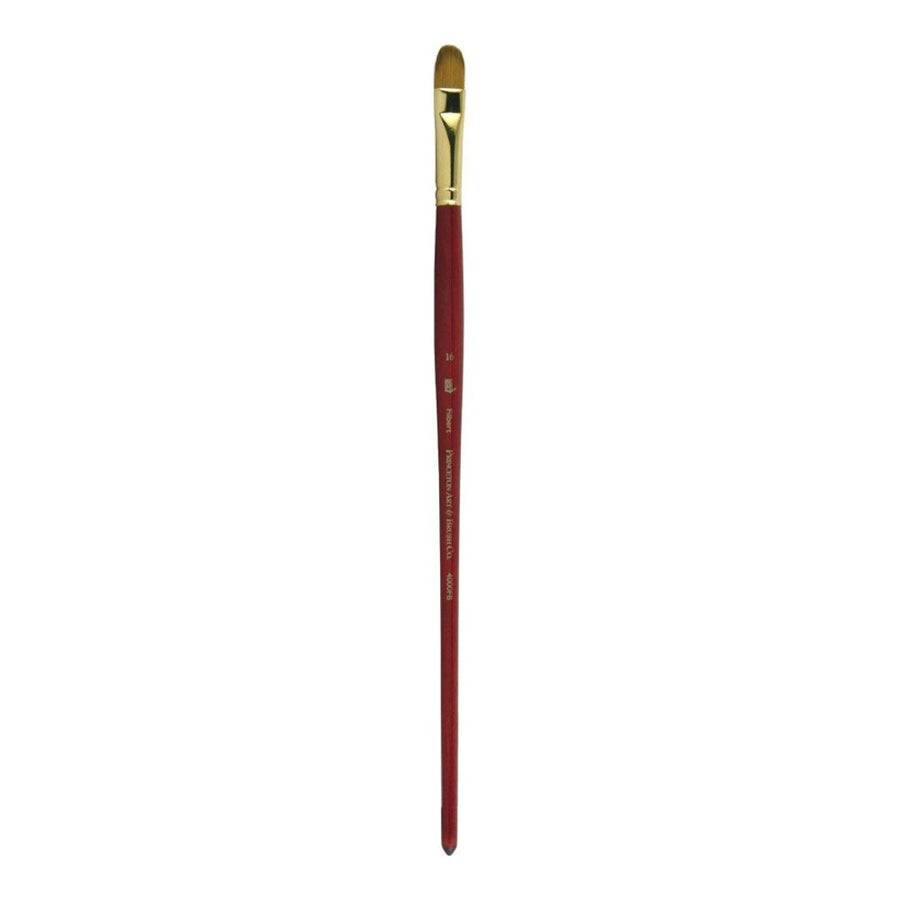 Princeton Heritage Synthetic Long Handle Filbert Brush 4000FB – Size 16