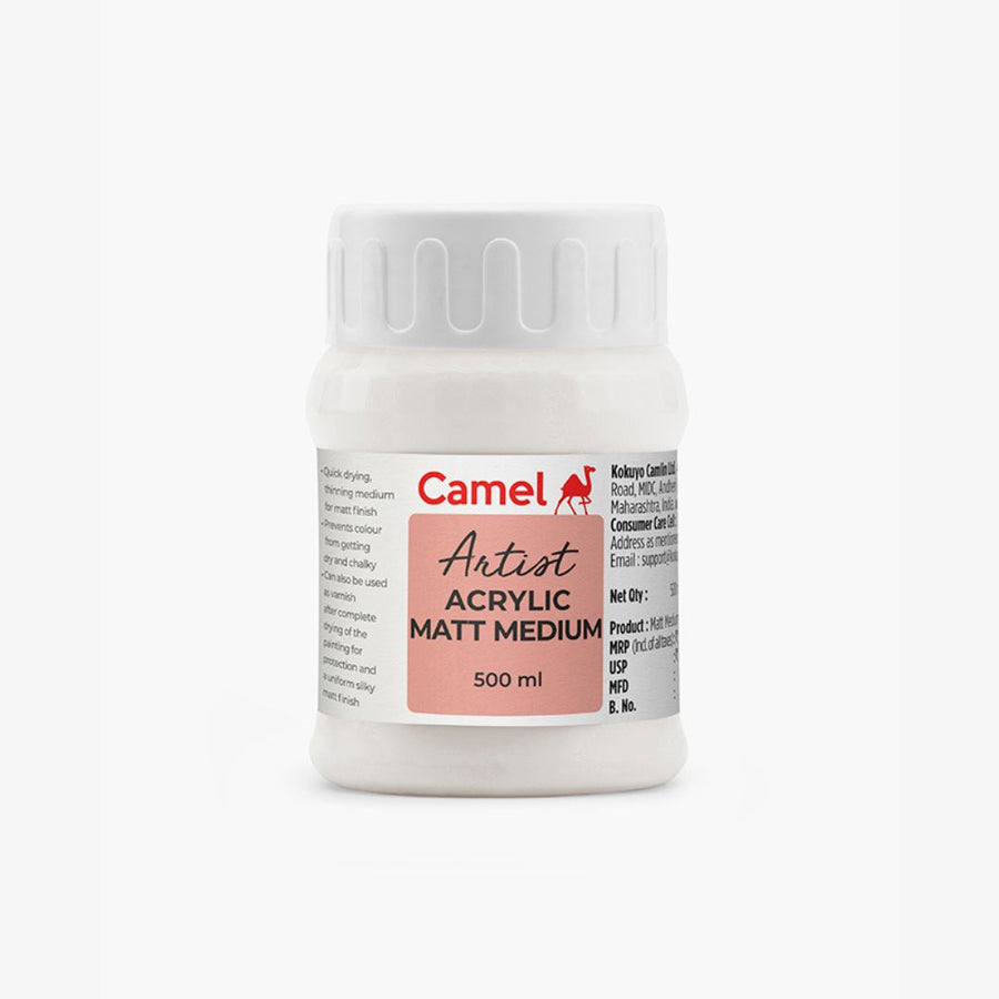 Camel Acrylic Matt Medium – 500 ml