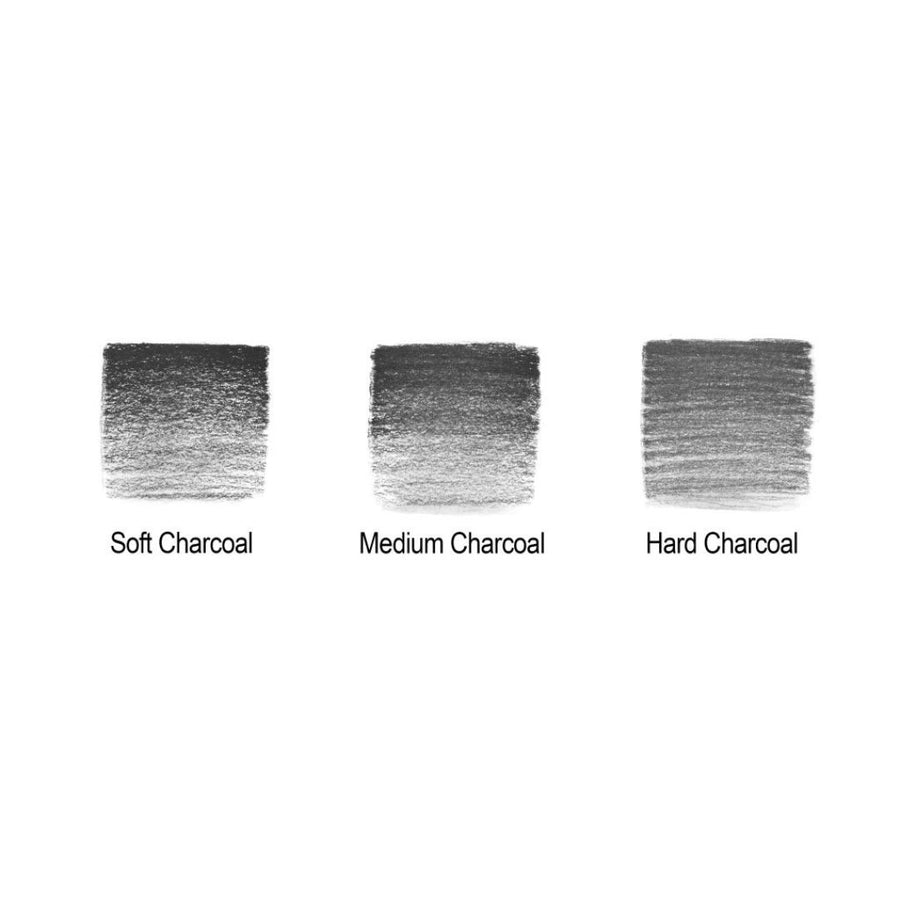 Winsor & Newton Studio Collection Charcoal Pencil Set – Pack of 6 (Tin Box)