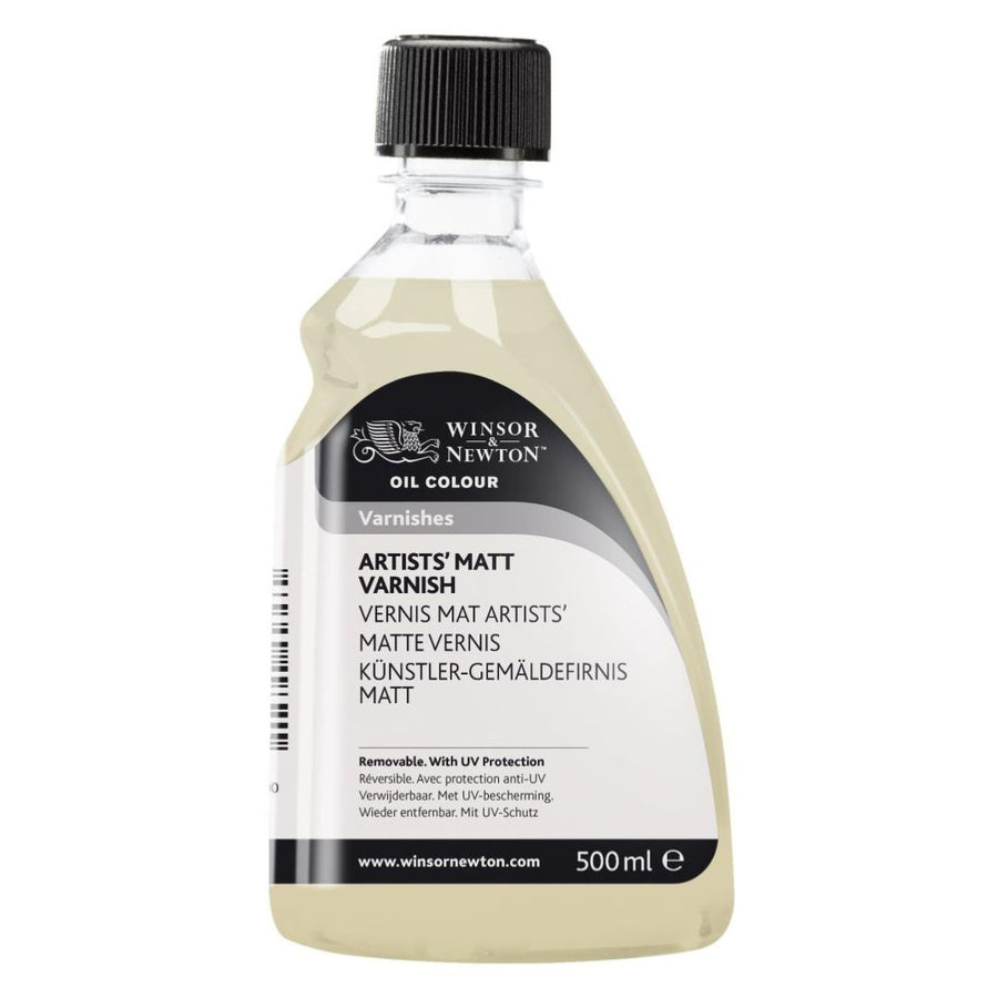 Winsor & Newton Artists’ Matt Varnish – 500 ml