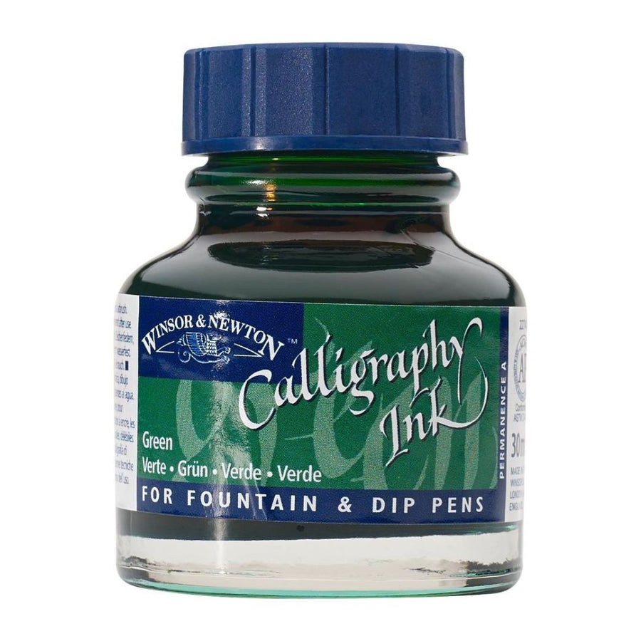 Winsor & Newton Calligraphy Ink – Green 30 ml