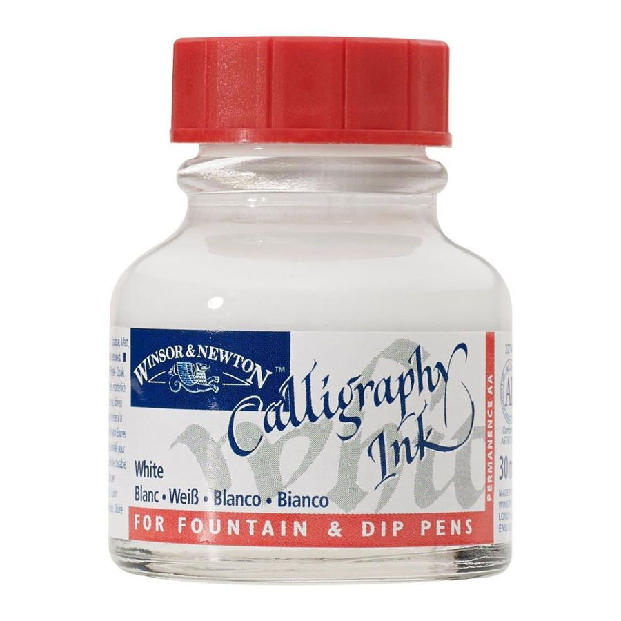 Winsor & Newton Calligraphy Ink – White | 30 ml