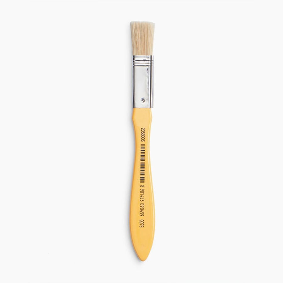 Camel White Bristle Wash Brush – 1.25 cm