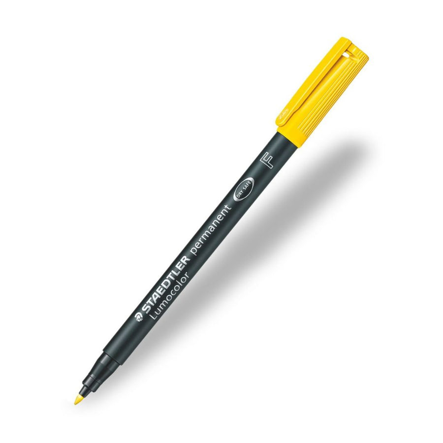 STAEDTLER Lumocolor Fine Permanent Marker Yellow (318-1)