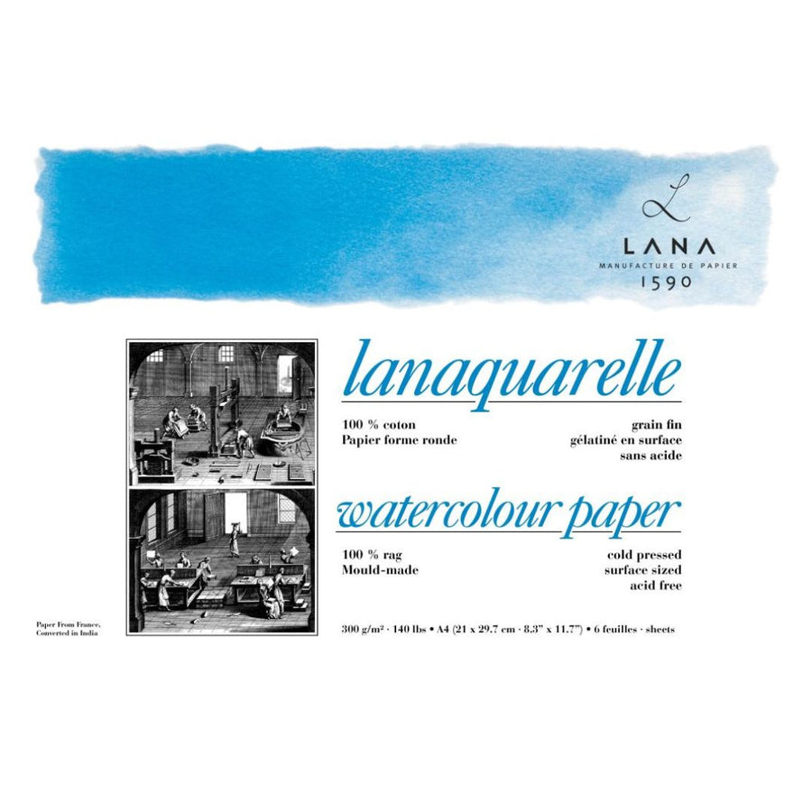 Lana Artists' Watercolour Paper – Lanaquarelle | A4