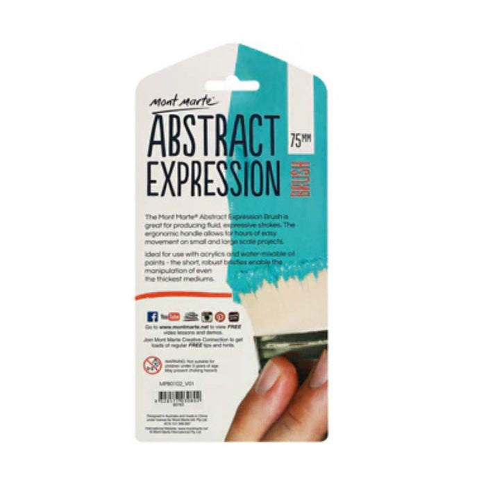 Mont Marte Premium Abstract Expression Brush – 75 mm