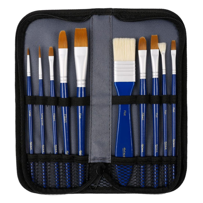 Mont Marte Signature Gouache Brush Set – 11 Piece