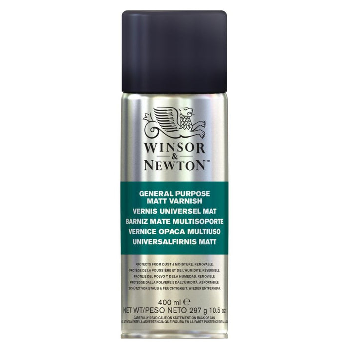 Winsor & Newton General Purpose Matt Varnish Spray – 400 ML