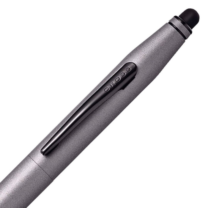 Cross Tech2 Titanium Grey Ballpoint Pen with Stylus