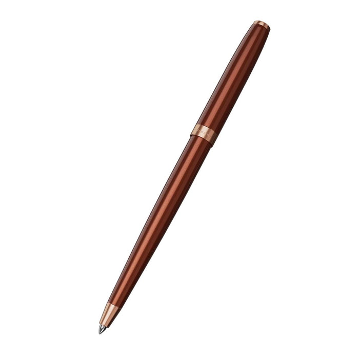 Intellio Insignia Ball Pen – Brown with Rose Gold Trim (BP14RGP1)