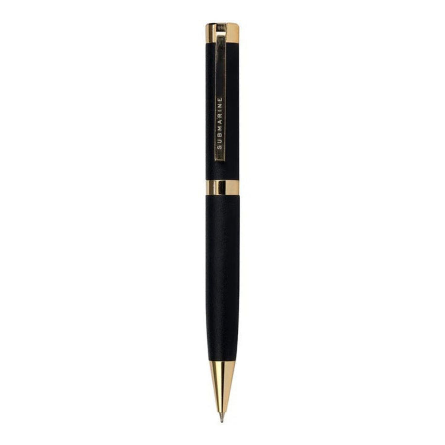 Submarine Solid Bold Ball Pen – Black Finish (Model 990)