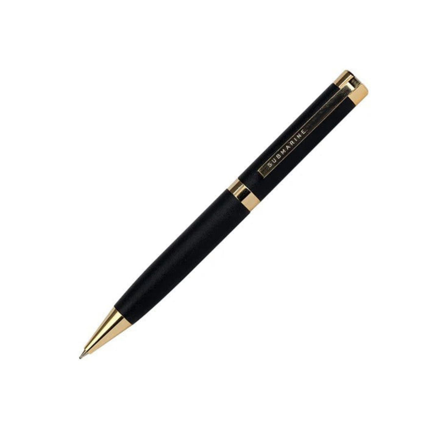 Submarine Solid Bold Ball Pen – Black Finish (Model 990)