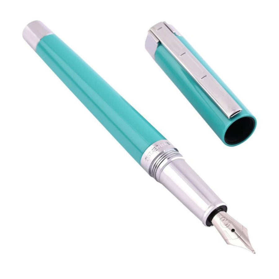 Staedtler Premium Resina Turquoise Blue Fountain Pen – Medium Nib