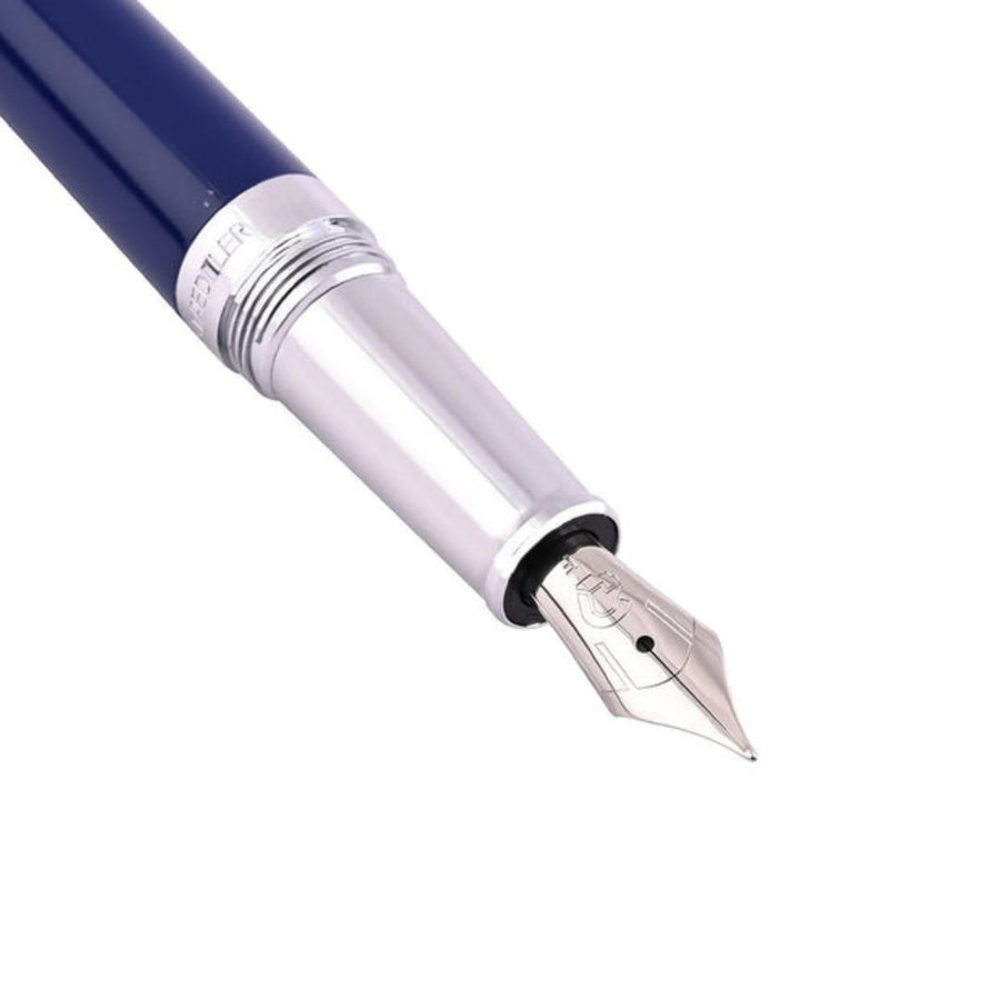 Staedtler Resina Blue Fountain Pen – Broad Nib