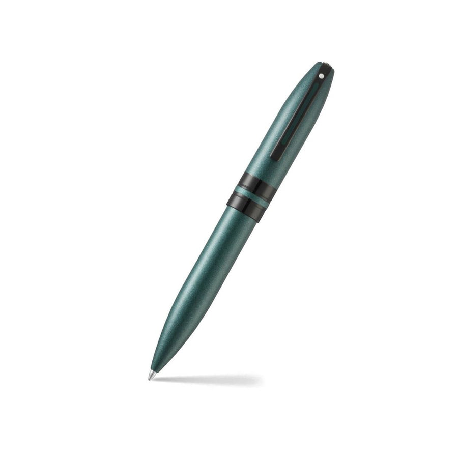 Sheaffer 9109 Icon Ballpoint Pen – Metallic Green with Glossy Black PVD Trim