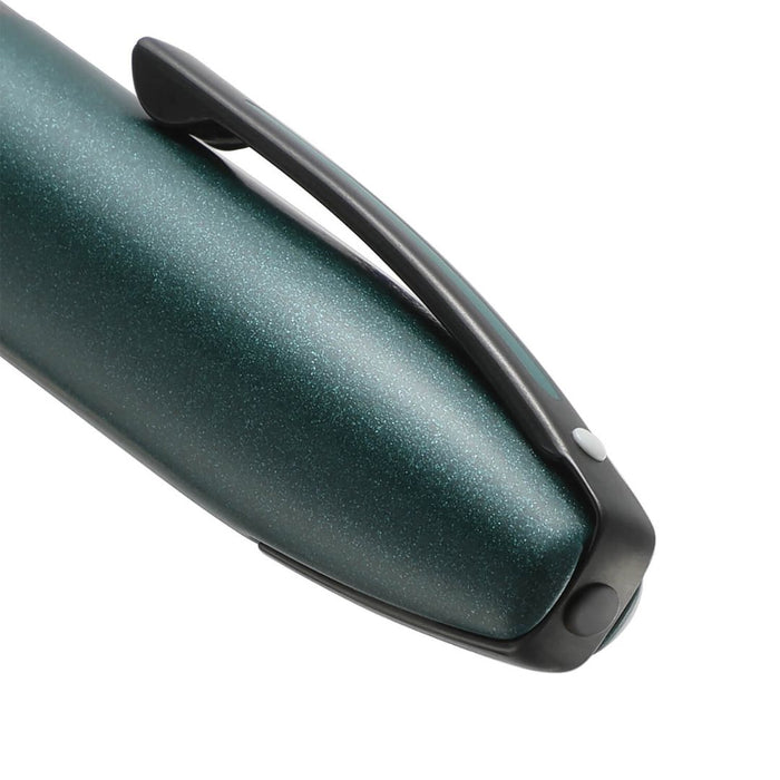 Sheaffer 9109 Icon Ballpoint Pen – Metallic Green with Glossy Black PVD Trim