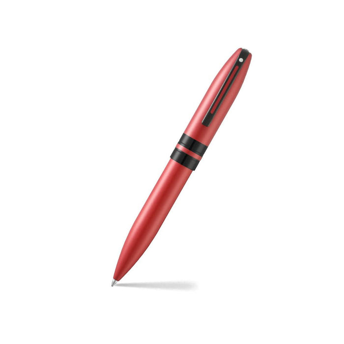Sheaffer 9111 Icon Ballpoint Pen – Metallic Red with Glossy Black PVD Trim