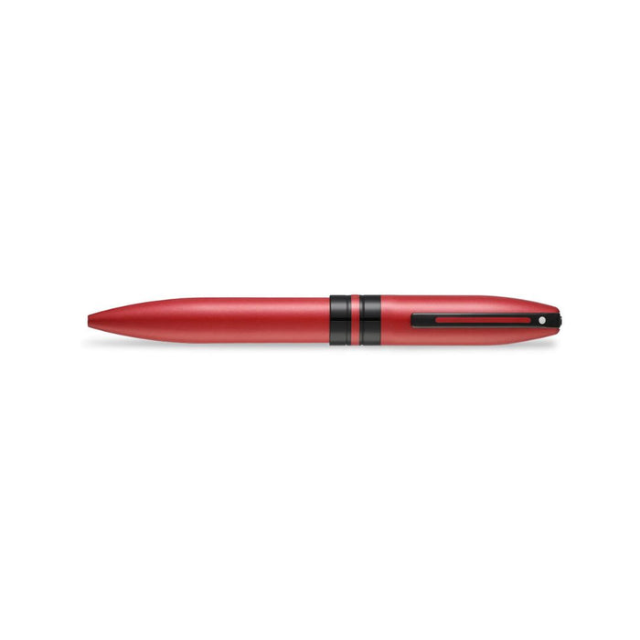 Sheaffer 9111 Icon Ballpoint Pen – Metallic Red with Glossy Black PVD Trim