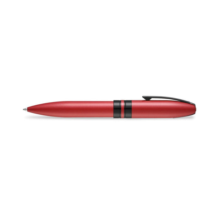 Sheaffer 9111 Icon Ballpoint Pen – Metallic Red with Glossy Black PVD Trim