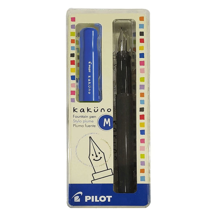 Pilot Kakuno Blue Fountain Pen – Medium Nib