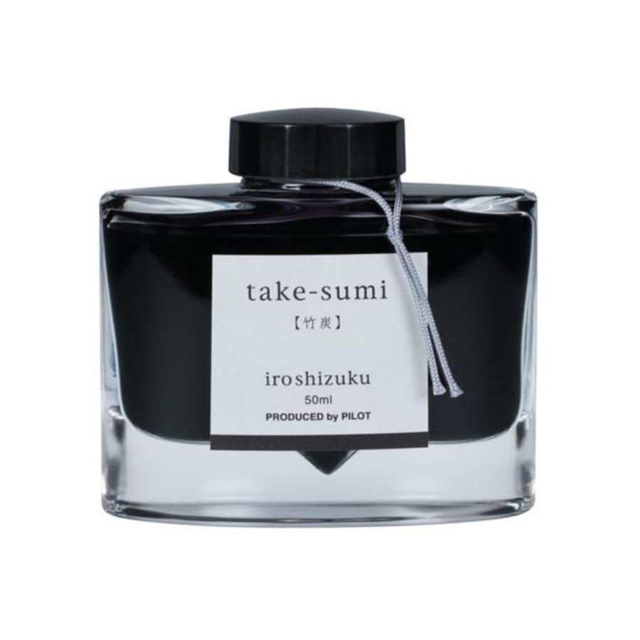 Pilot Iroshizuku Fountain Pen Ink – Take-Sumi (Bamboo Charcoal Black) – 50ml